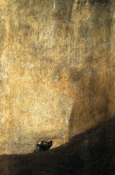 Perro semihundido Francisco de Goya